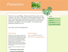 Tablet Screenshot of billingsplanteriors.com